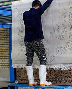 گرم خانه یا سالن خشک کردن در قالیشویی شهرک غرب 